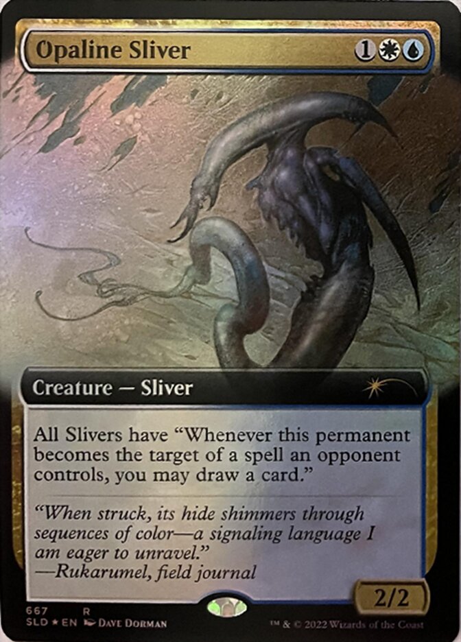 Opaline Sliver (Extended Art) [Secret Lair Drop Promos] | Mega City Incorporated