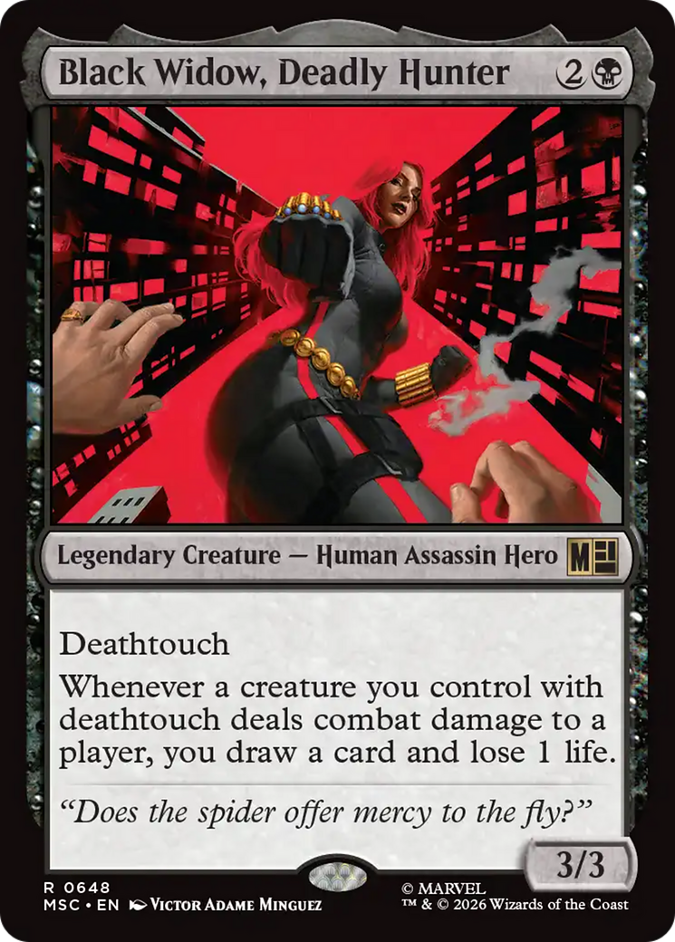 Black Widow, Deadly Hunter [Marvel Super Heroes Commander] | Mega City Incorporated