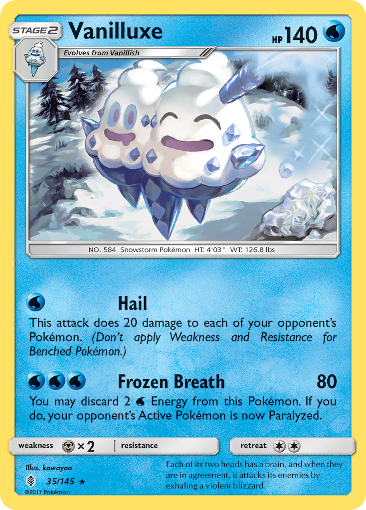 Vanilluxe (35/145) [Sun & Moon: Guardians Rising] | Mega City Incorporated