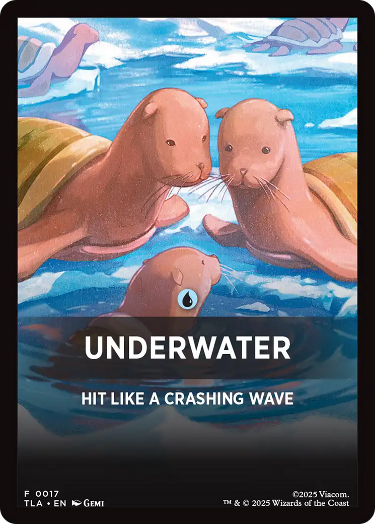 Underwater Theme Card [Avatar: The Last Airbender Tokens] | Mega City Incorporated