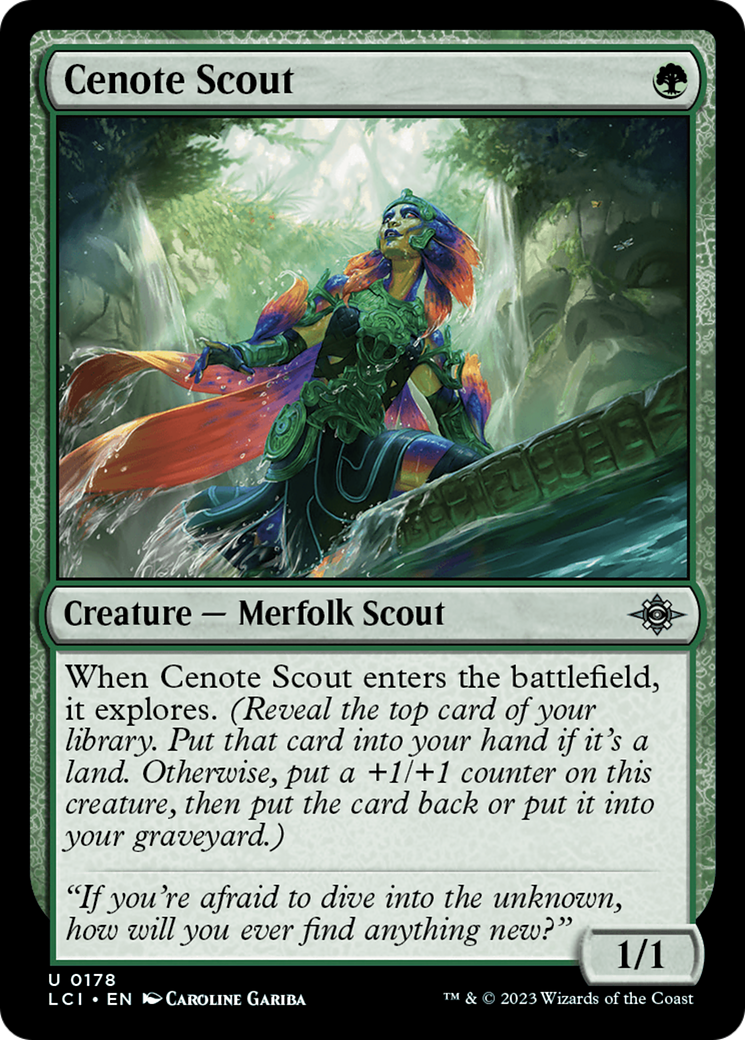 Cenote Scout [The Lost Caverns of Ixalan] | Mega City Incorporated