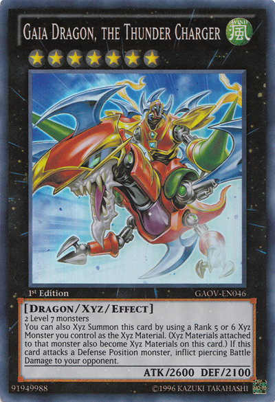 Gaia Dragon, the Thunder Charger [GAOV-EN046] Super Rare | Mega City Incorporated