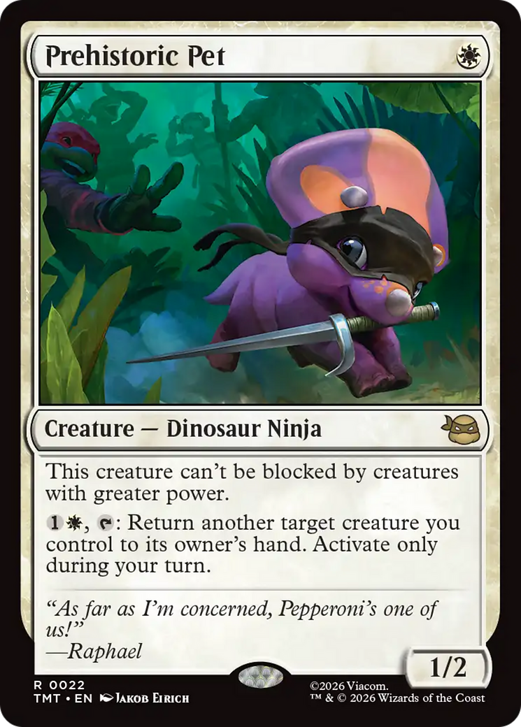 Prehistoric Pet [Teenage Mutant Ninja Turtles] | Mega City Incorporated
