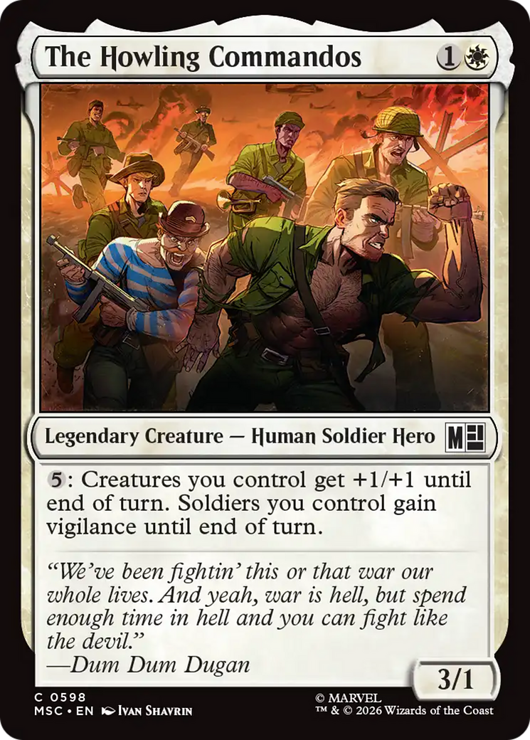 The Howling Commandos [Marvel Super Heroes Commander] | Mega City Incorporated
