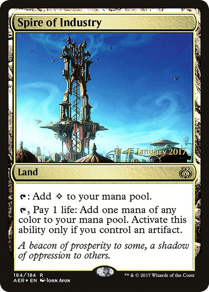 Spire of Industry [Aether Revolt Prerelease Promos] | Mega City Incorporated