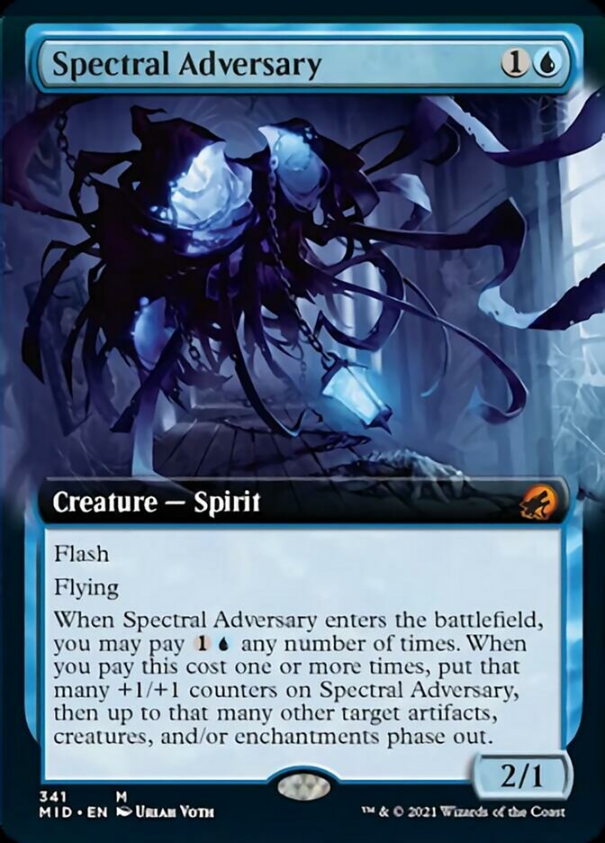 Spectral Adversary (Extended Art) [Innistrad: Midnight Hunt] | Mega City Incorporated
