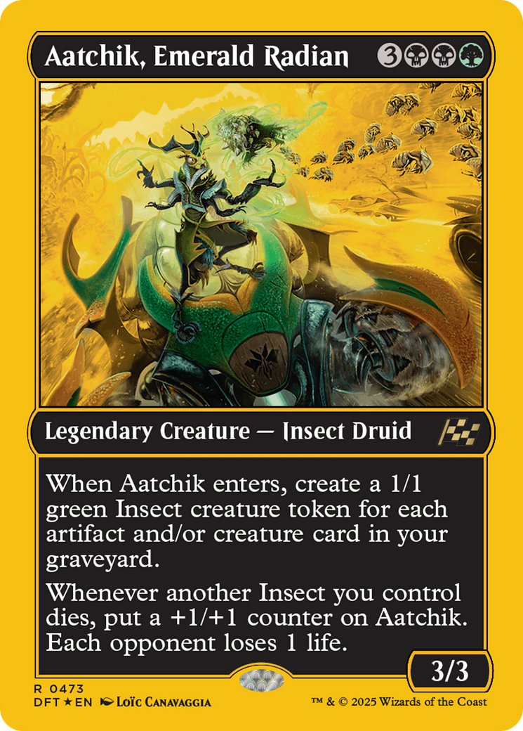 Aatchik, Emerald Radian (First-Place Foil) [Aetherdrift] | Mega City Incorporated