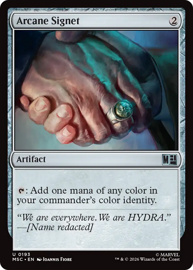 Arcane Signet (0193) (Surge Foil) [Marvel Super Heroes Commander] | Mega City Incorporated