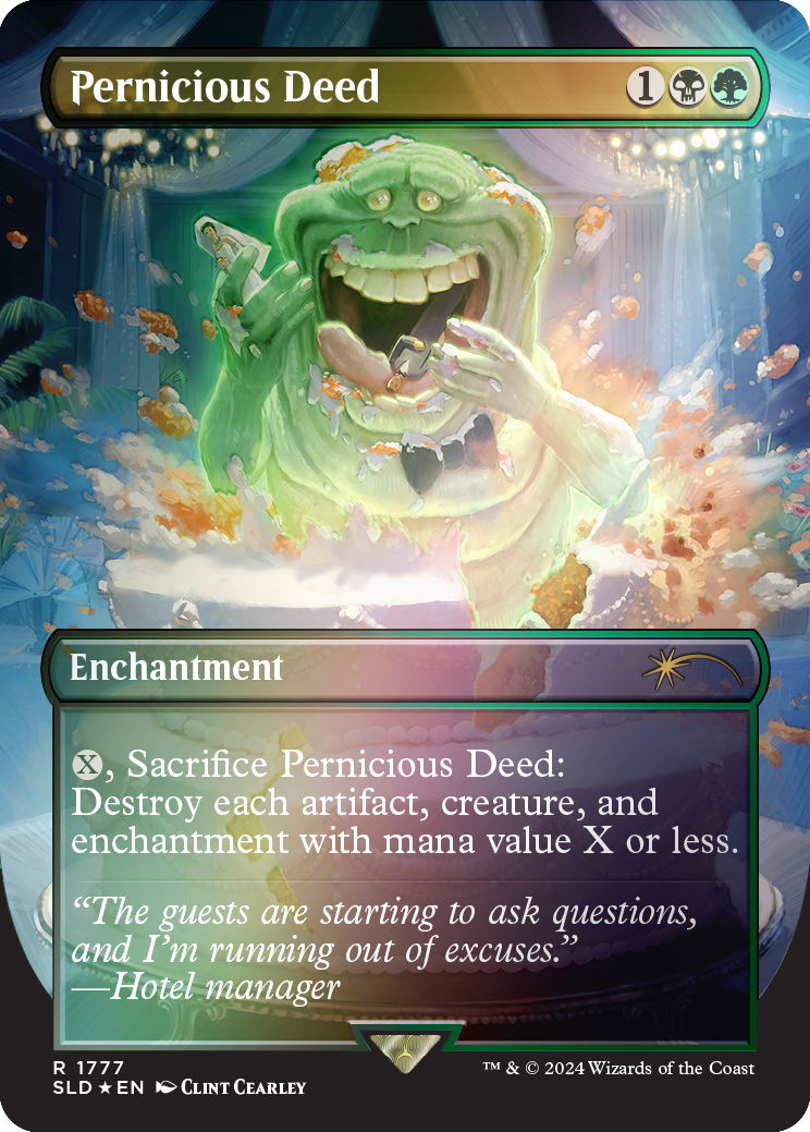 Pernicious Deed (Rainbow Foil) [Secret Lair Drop Series] | Mega City Incorporated