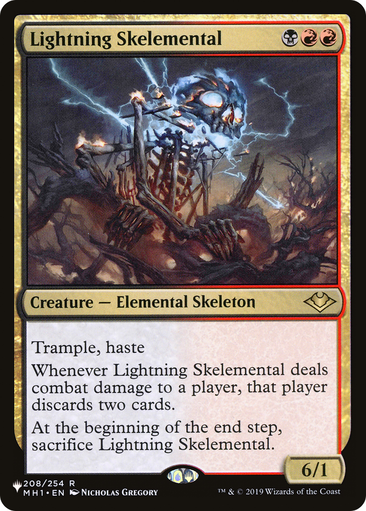 Lightning Skelemental [The List] | Mega City Incorporated