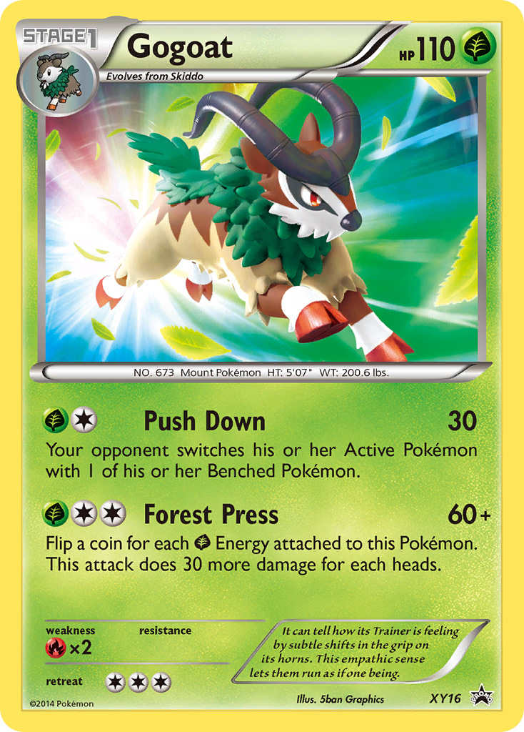 Gogoat (XY16) [XY: Black Star Promos] | Mega City Incorporated