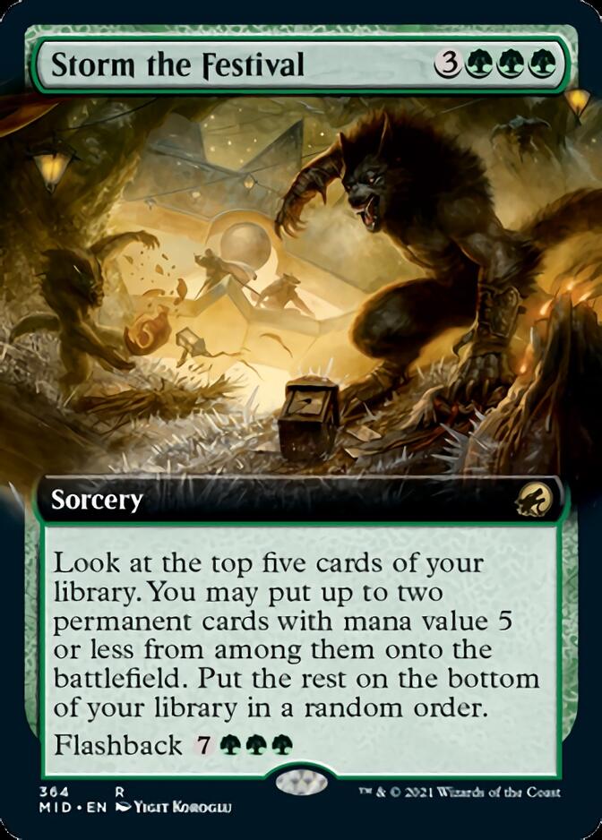 Storm the Festival (Extended Art) [Innistrad: Midnight Hunt] | Mega City Incorporated