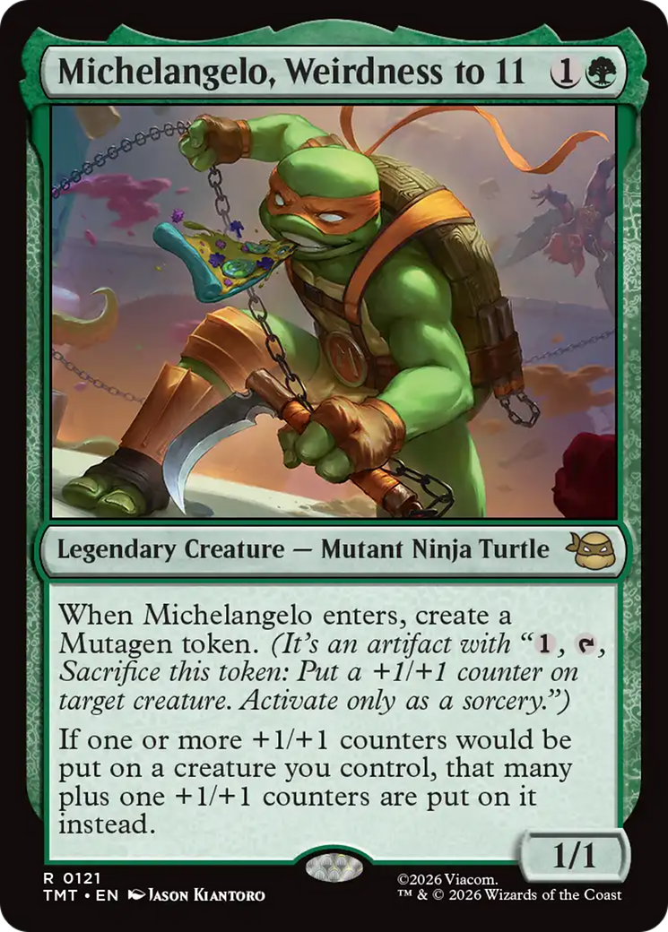 Michelangelo, Weirdness to 11 [Teenage Mutant Ninja Turtles] | Mega City Incorporated