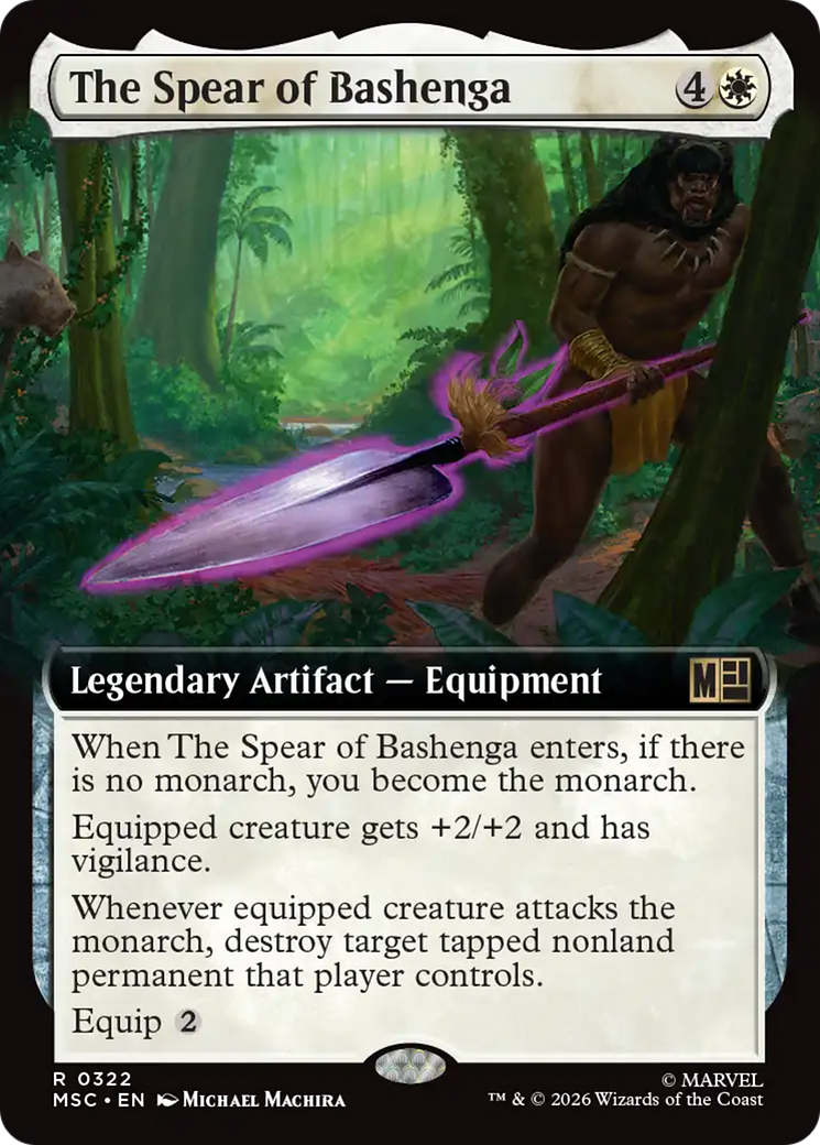The Spear of Bashenga (Extended Art) [Marvel Super Heroes Commander] | Mega City Incorporated