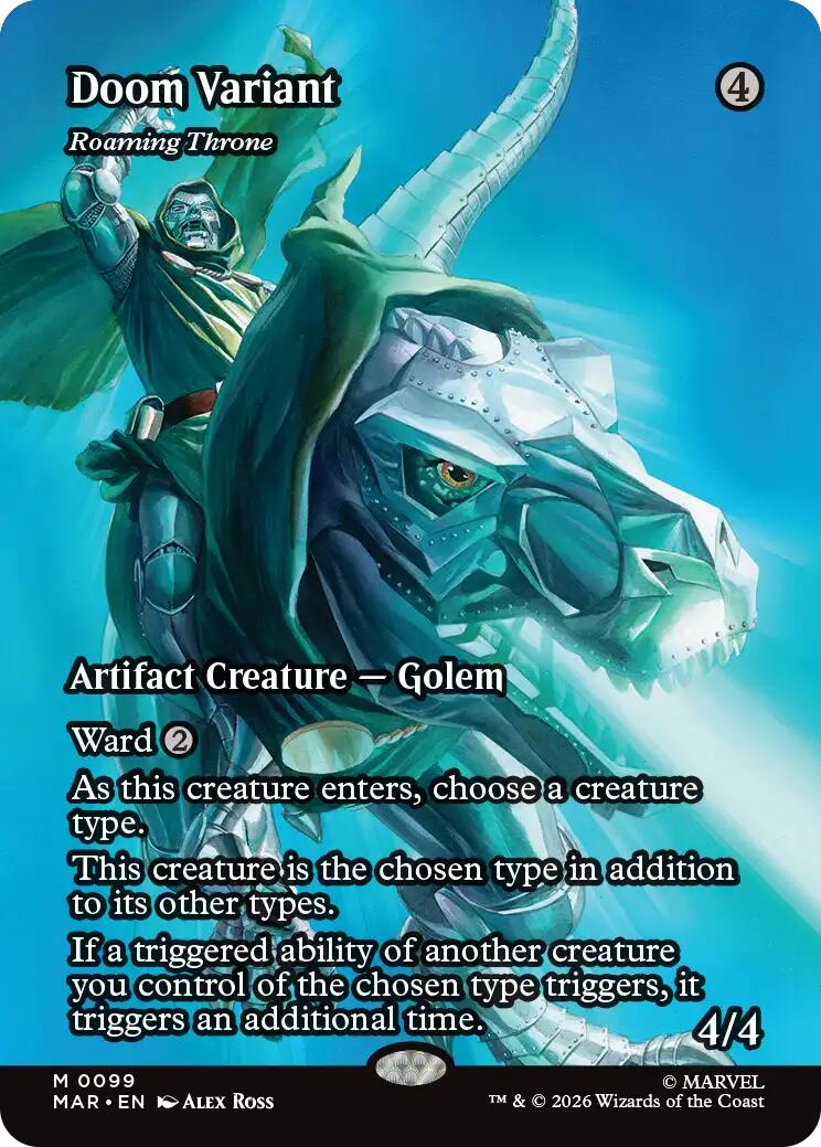 Doom Variant - Roaming Throne (Borderless) [Marvel Universe: Eternal-Legal] | Mega City Incorporated