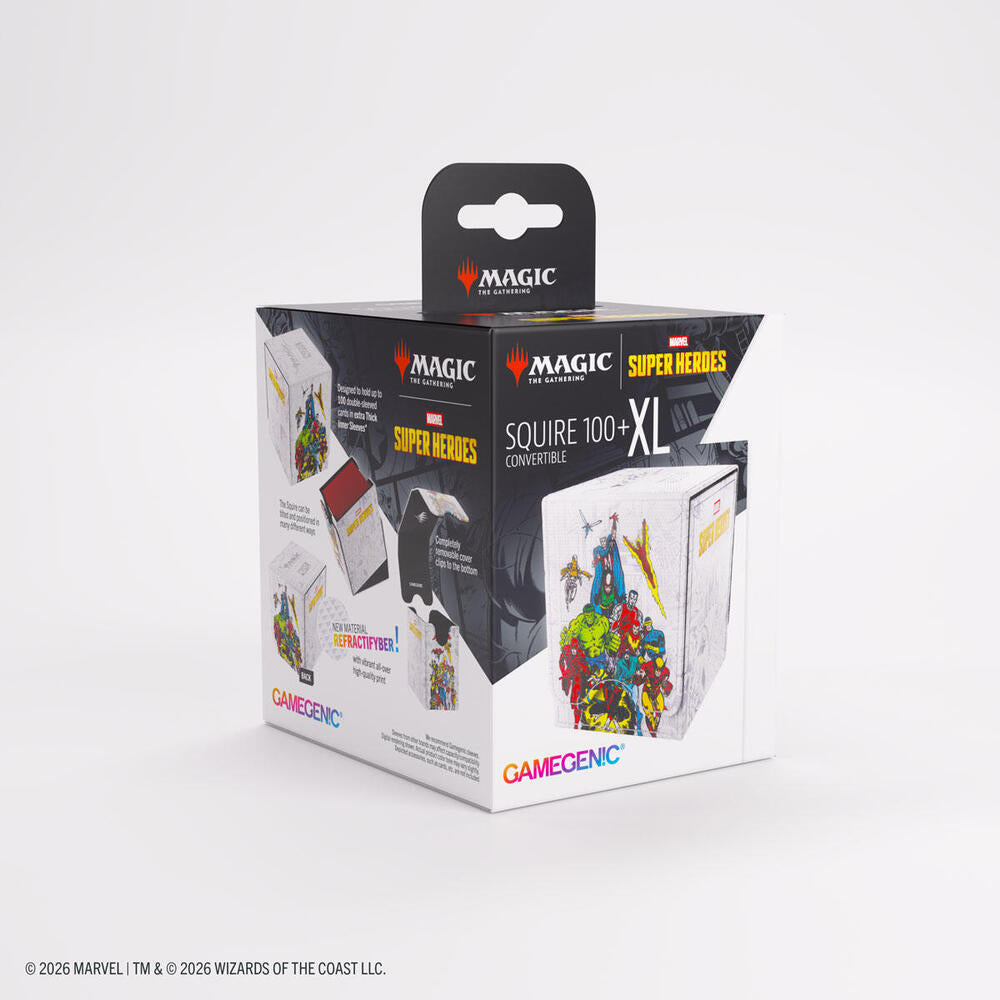 Magic: The Gathering Marvel Superheroes Squire 100+ XL Convertible - Marvel Age | Mega City Incorporated
