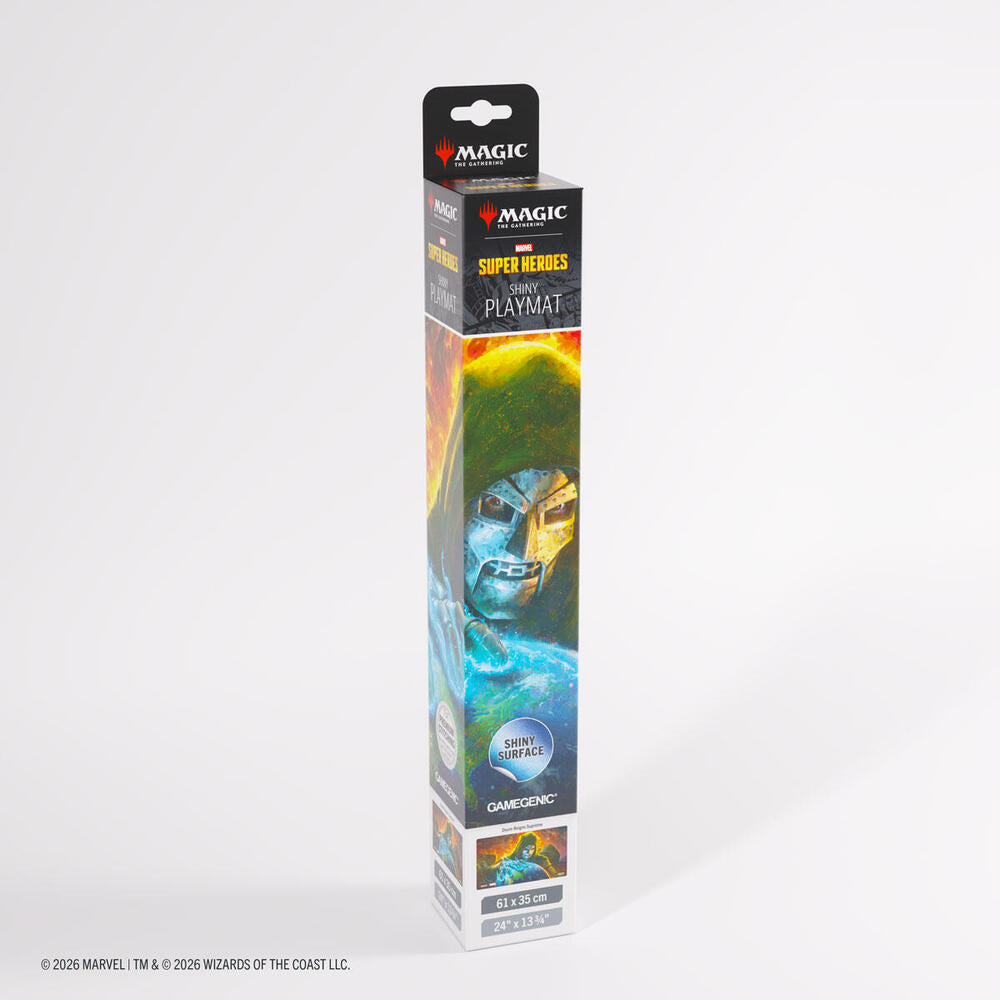 Magic: The Gathering Marvel Superheroes Shiny Playmat - Doom Reigns Supreme | Mega City Incorporated