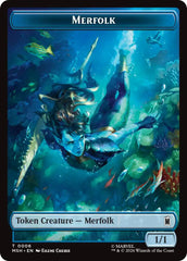 Merfolk // Doombot Double-Sided Token [Marvel Super Heroes Tokens] | Mega City Incorporated