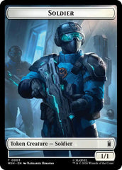 Villain // Soldier Double-Sided Token [Marvel Super Heroes Tokens] | Mega City Incorporated