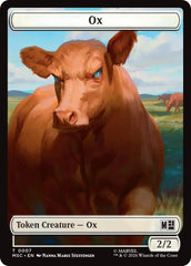 Ox // Vibranium Double-Sided Token [Marvel Super Heroes Commander Tokens] | Mega City Incorporated
