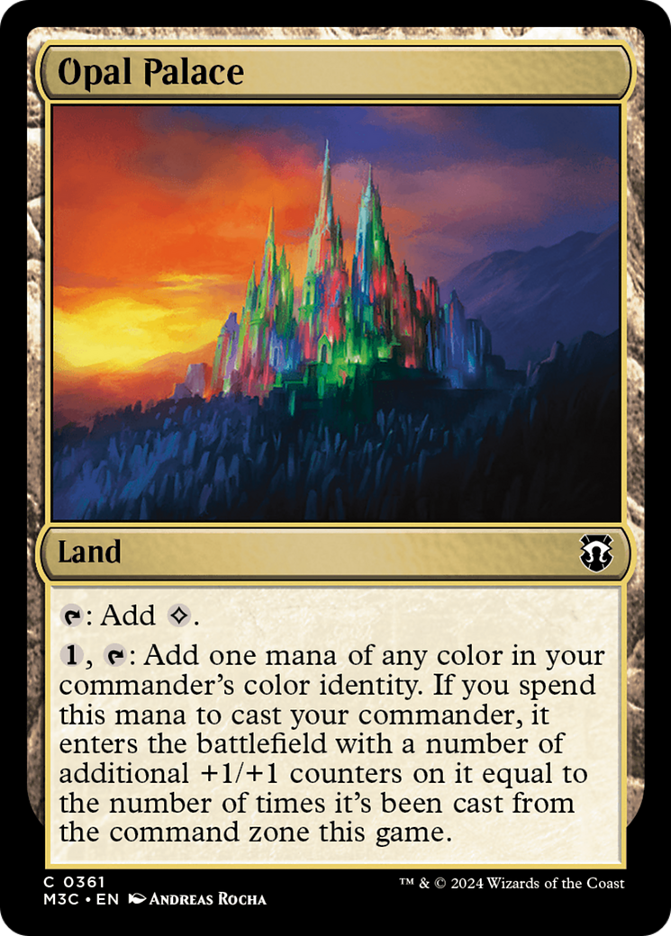 Opal Palace (Ripple Foil) [Modern Horizons 3 Commander] | Mega City Incorporated