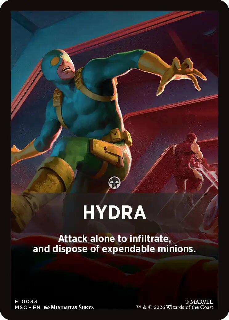 Hydra Theme Card [Marvel Super Heroes Commander] | Mega City Incorporated
