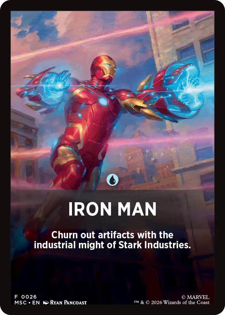 Iron Man Theme Card [Marvel Super Heroes Commander] | Mega City Incorporated