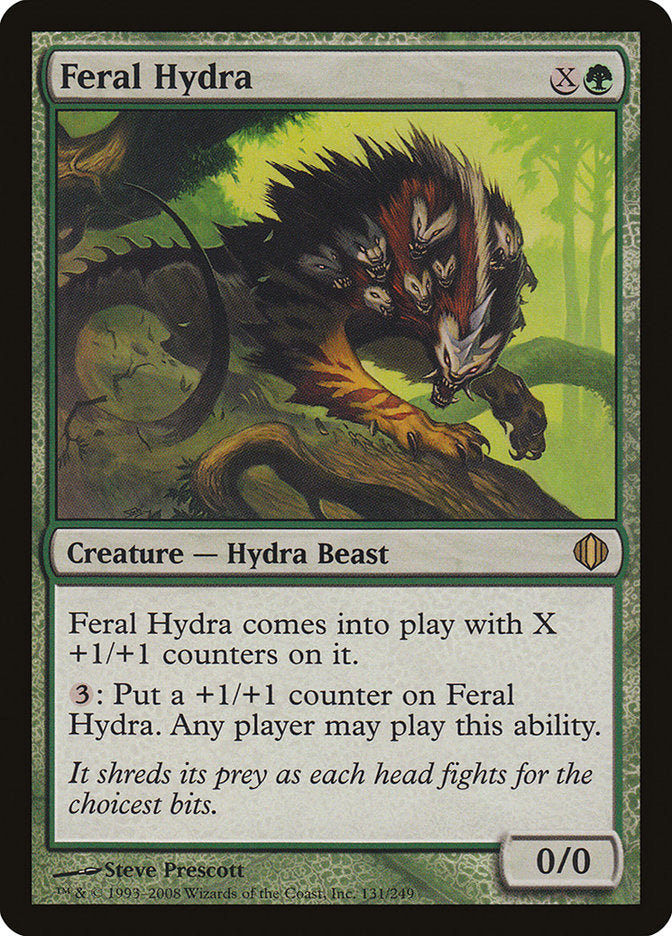 Feral Hydra (Oversized) [Oversize Cards] | Mega City Incorporated