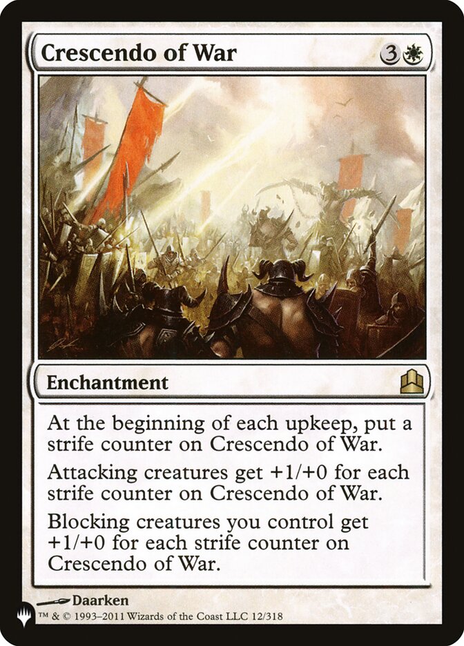 Crescendo of War [The List] | Mega City Incorporated