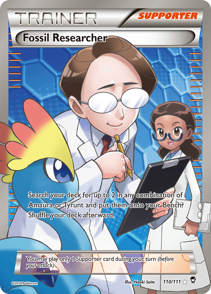 Fossil Researcher (110/111) [XY: Furious Fists] | Mega City Incorporated