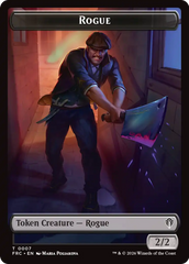 Insect // Rogue Double-Sided Token [Reality Fracture Commander Tokens] | Mega City Incorporated
