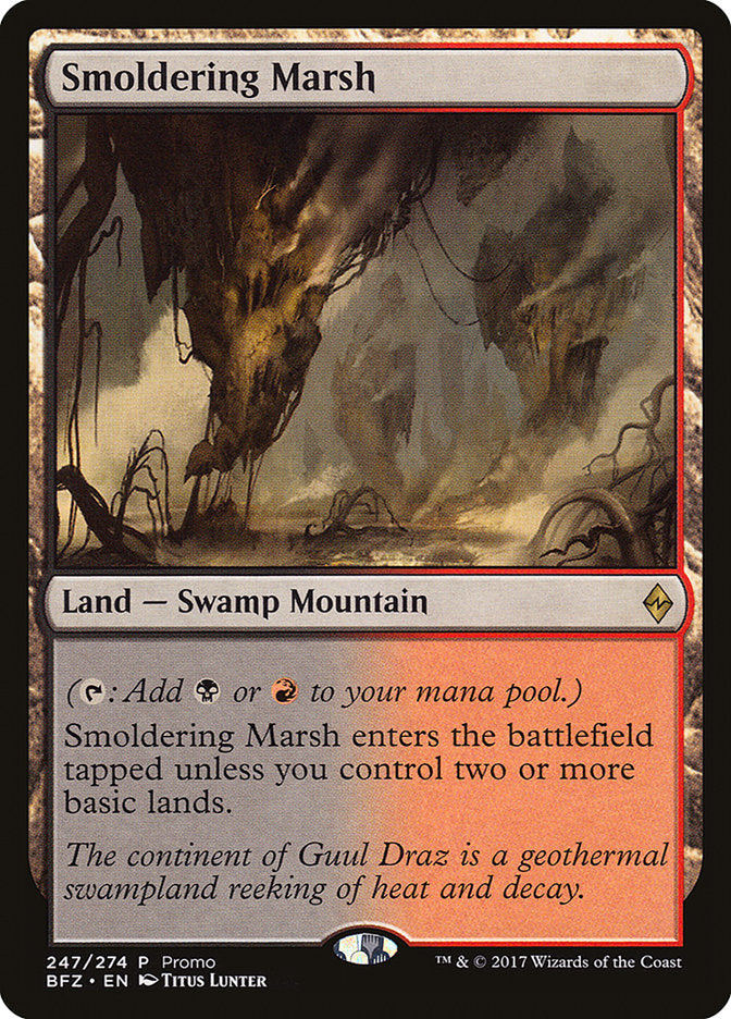 Smoldering Marsh (Promo) [Standard Showdown Promos] | Mega City Incorporated