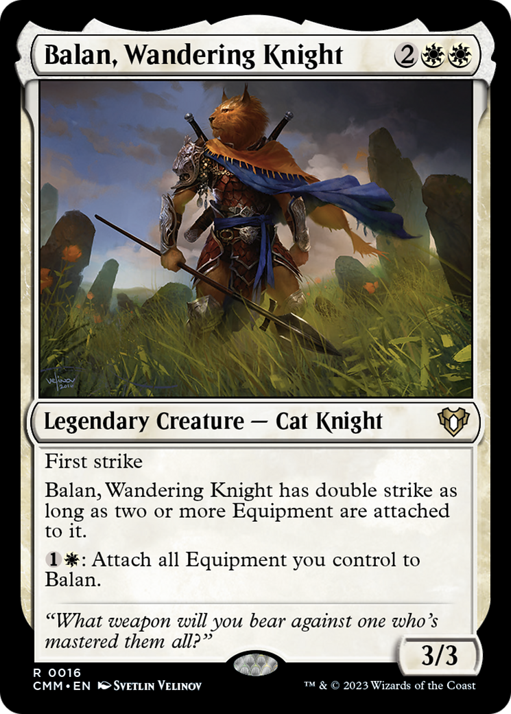 Balan, Wandering Knight [Commander Masters] | Mega City Incorporated