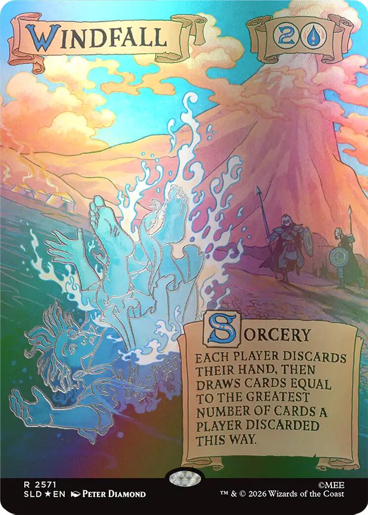 Windfall (2571) (Out Of Sight Foil) [Secret Lair Drop Series] | Mega City Incorporated