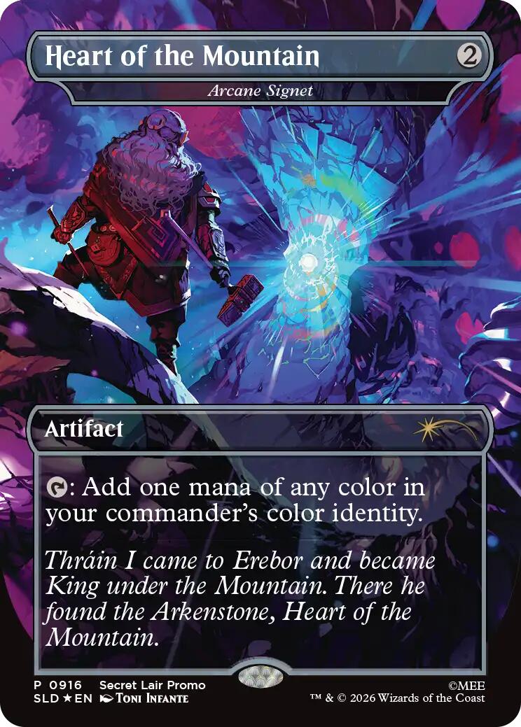 Heart of the Mountain - Arcane Signet [Secret Lair Drop Series] | Mega City Incorporated