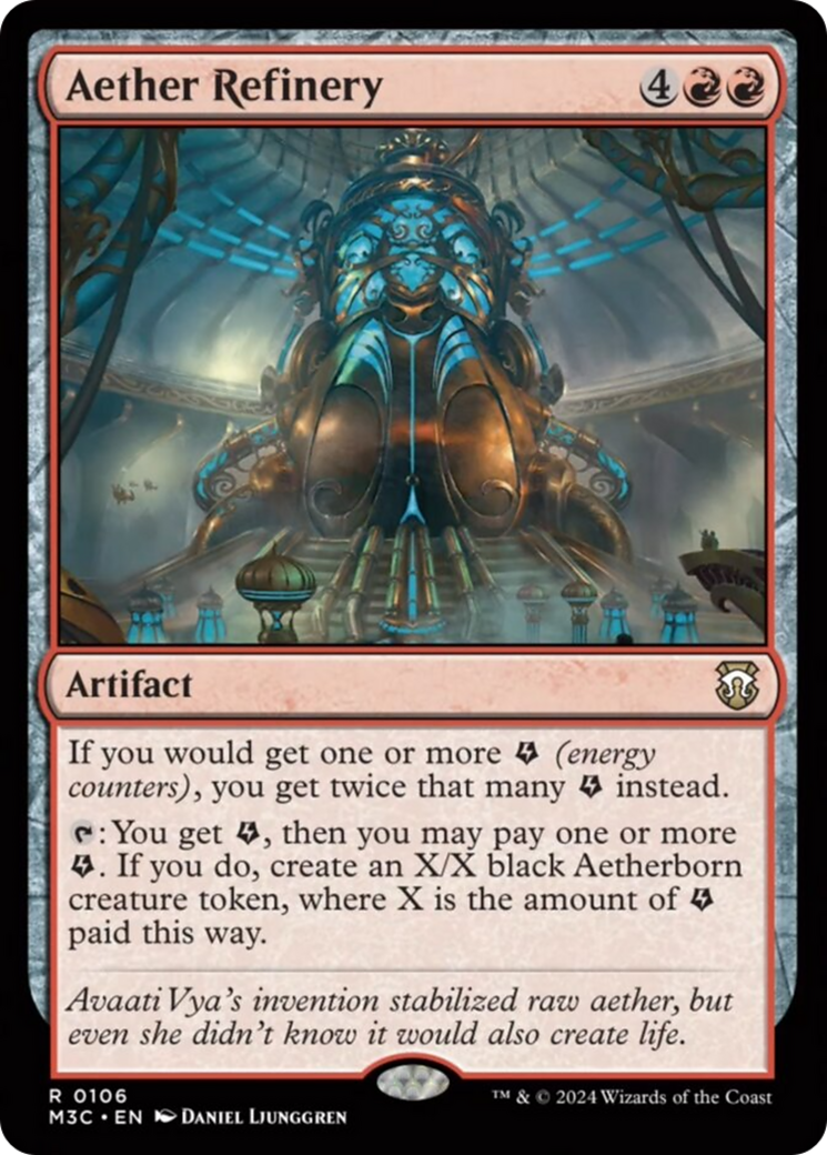 Aether Refinery [Modern Horizons 3 Commander] | Mega City Incorporated