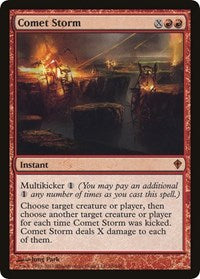 Comet Storm (Oversized) [Oversize Cards] | Mega City Incorporated