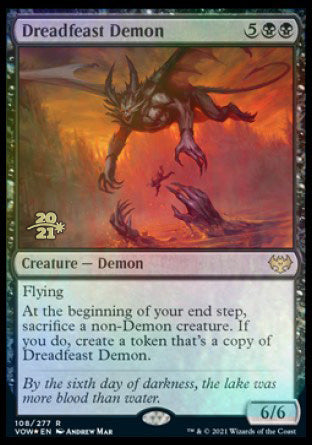 Dreadfeast Demon [Innistrad: Crimson Vow Prerelease Promos] | Mega City Incorporated