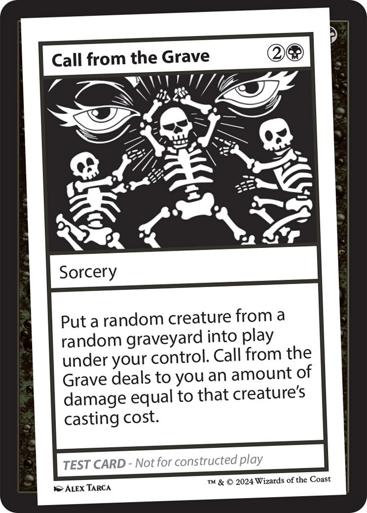 Call from the Grave [Mystery Booster 2 Playtest Cards] | Mega City Incorporated