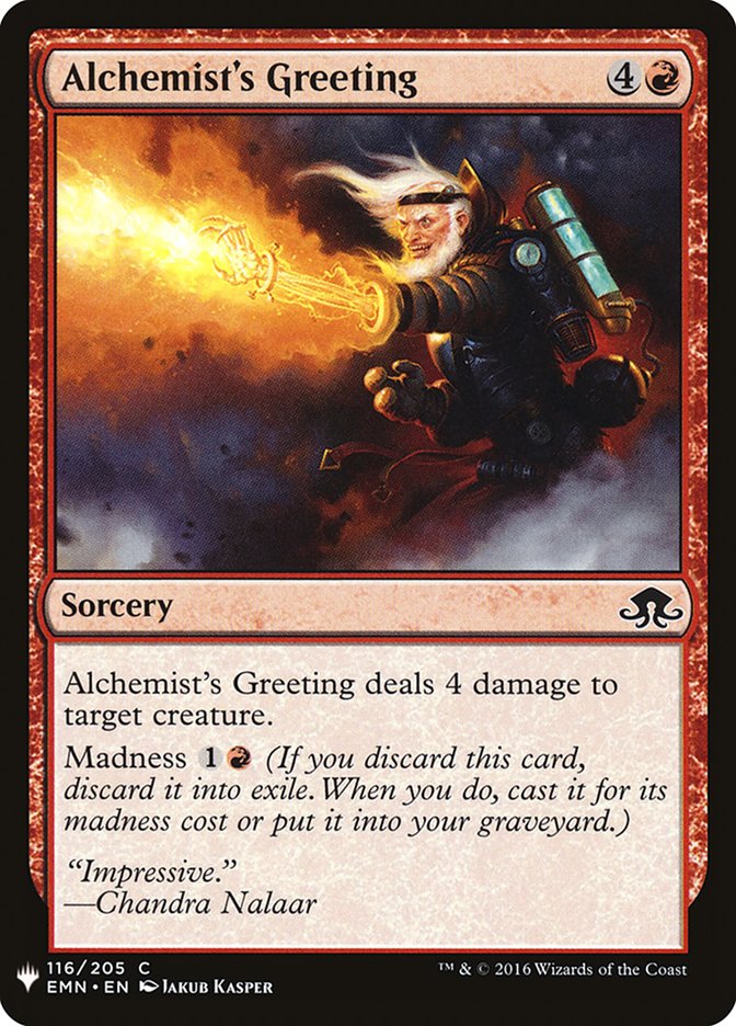 Alchemist's Greeting [Mystery Booster] | Mega City Incorporated