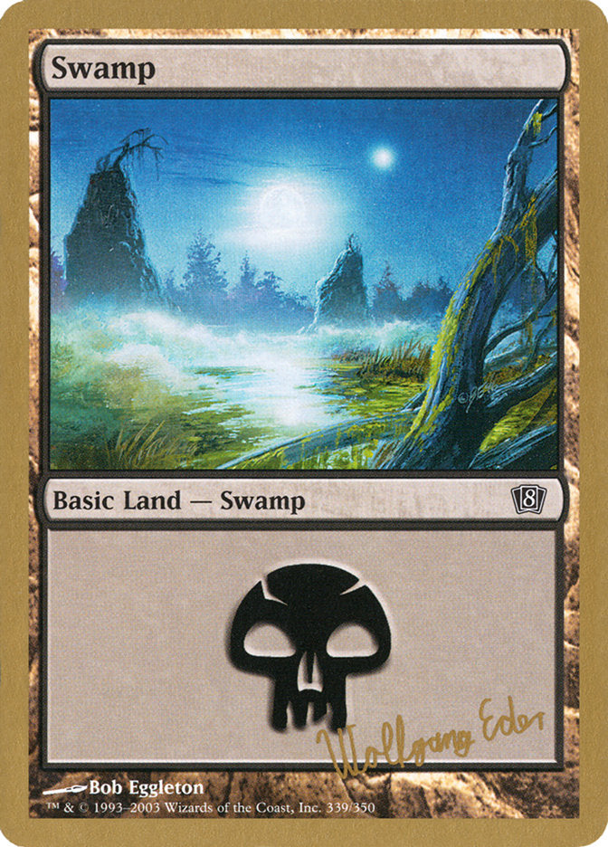 Swamp (we339) (Wolfgang Eder) [World Championship Decks 2003] | Mega City Incorporated