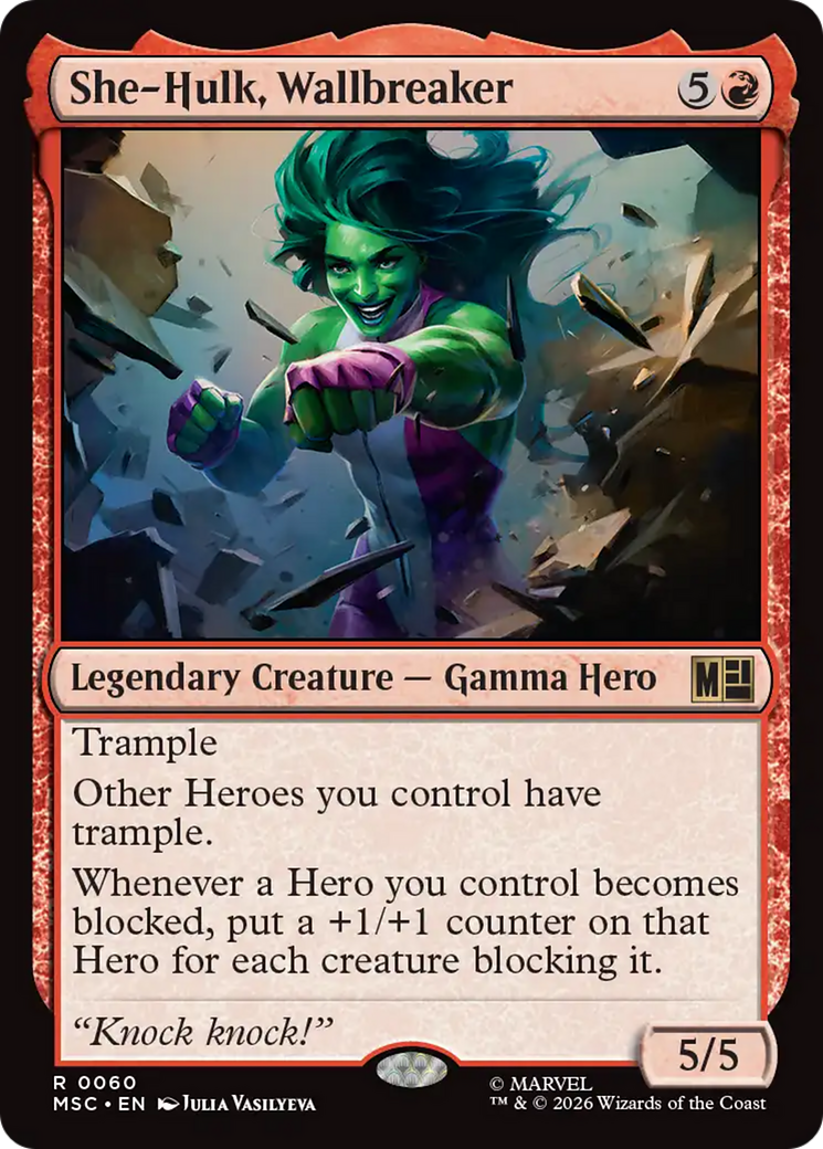 She-Hulk, Wallbreaker [Marvel Super Heroes Commander] | Mega City Incorporated