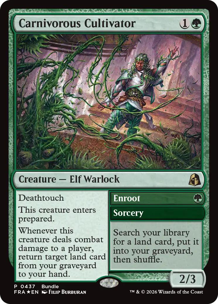 Carnivorous Cultivator (Bundle) [Reality Fracture Promos] | Mega City Incorporated