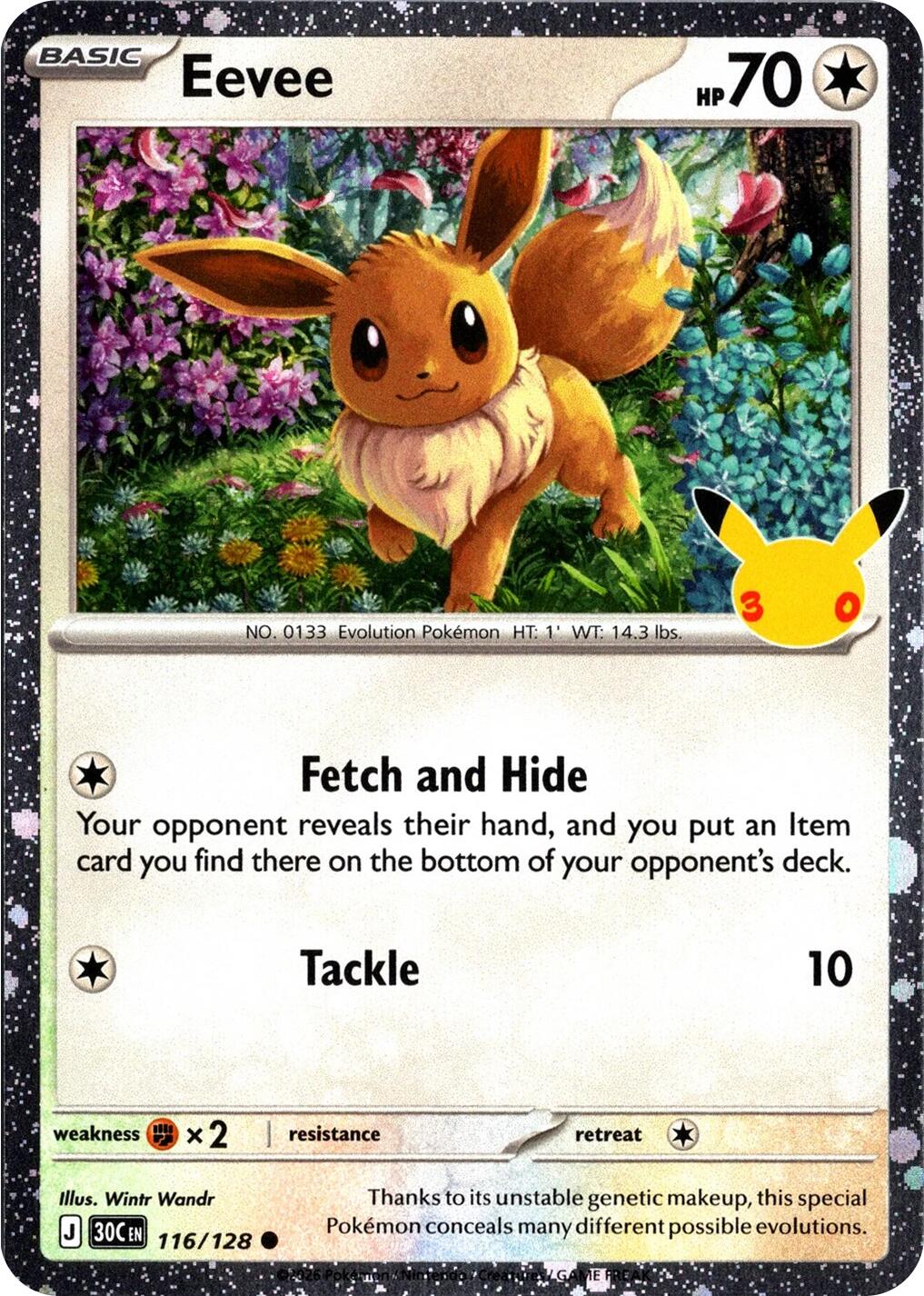 Eevee (116/128) (30th Celebration) [Mega Evolution: 30th Celebration] | Mega City Incorporated