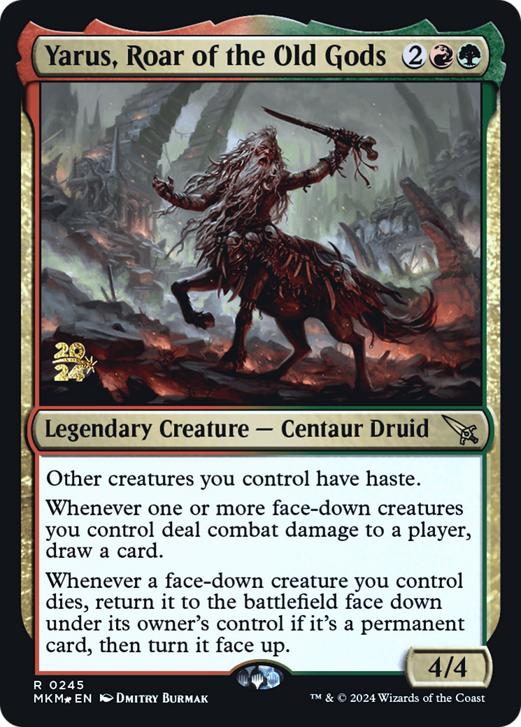 Yarus, Roar of the Old Gods [Murders at Karlov Manor Prerelease Promos] | Mega City Incorporated