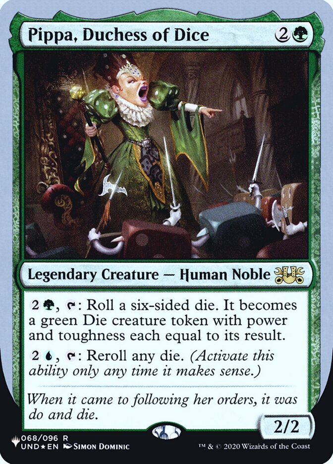 Pippa, Duchess of Dice (Unfinity Foil Edition) [The List] | Mega City Incorporated