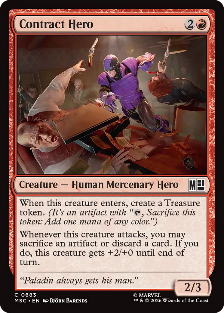 Contract Hero [Marvel Super Heroes Commander] | Mega City Incorporated