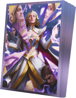 GAMEGEN!C Magic: The Gathering | Reality Fracture Premium Art Sleeves - Return to the Light Realms | Mega City Incorporated