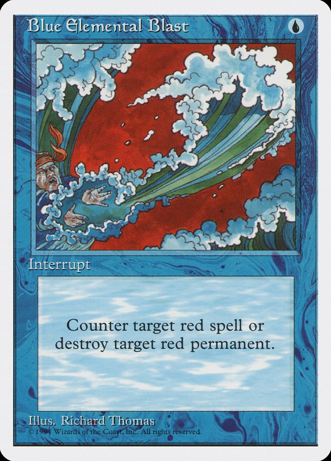 Blue Elemental Blast [Media Promos] | Mega City Incorporated