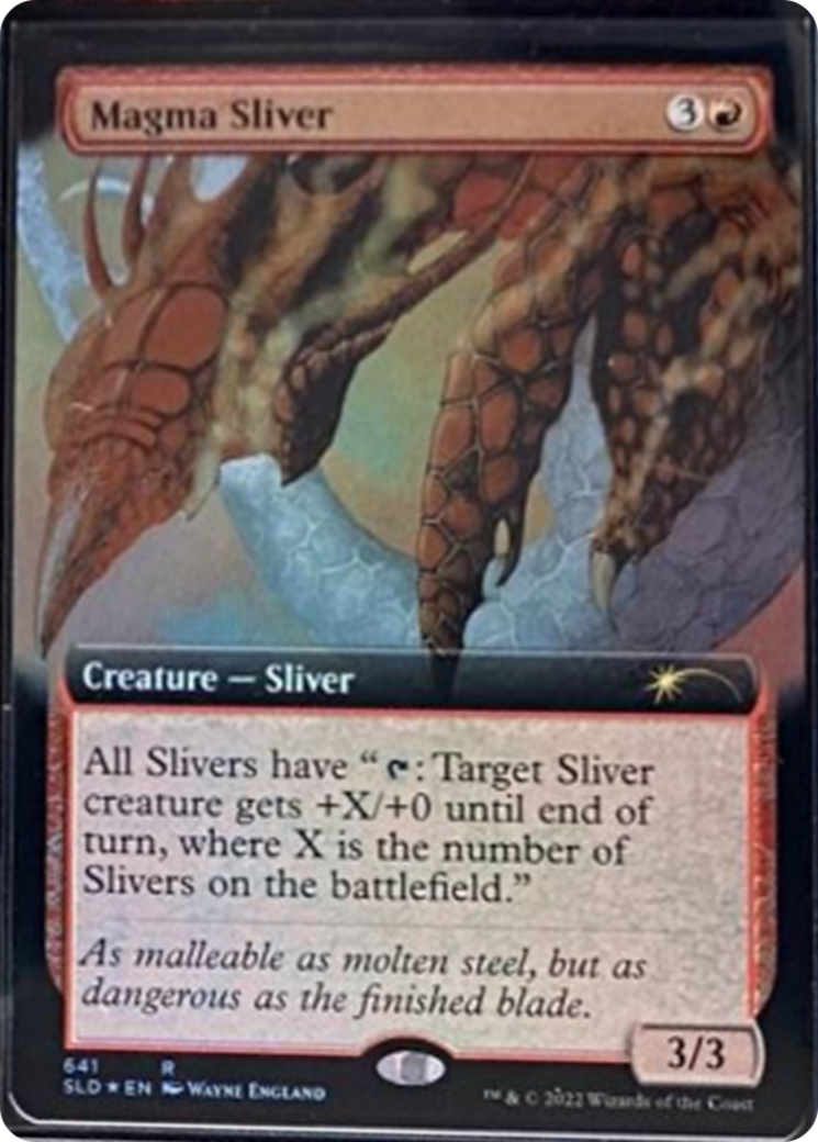 Magma Sliver (Extended Art) [Secret Lair Drop Series] | Mega City Incorporated